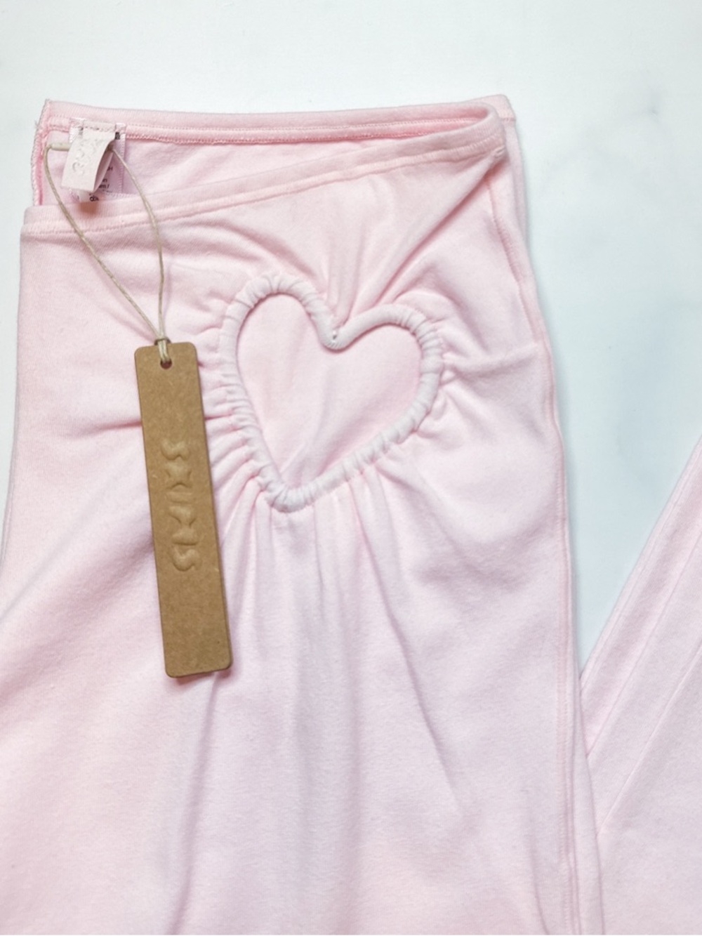 NWT Skims Cotton Jersey Heart Leggings - Picture 3 of 5